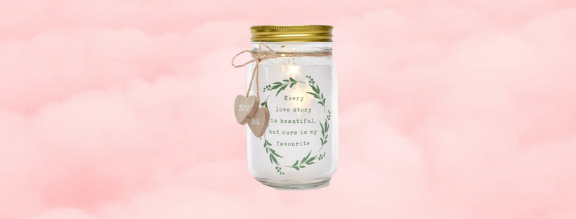 Widdop Our Love Story Valentines Jar